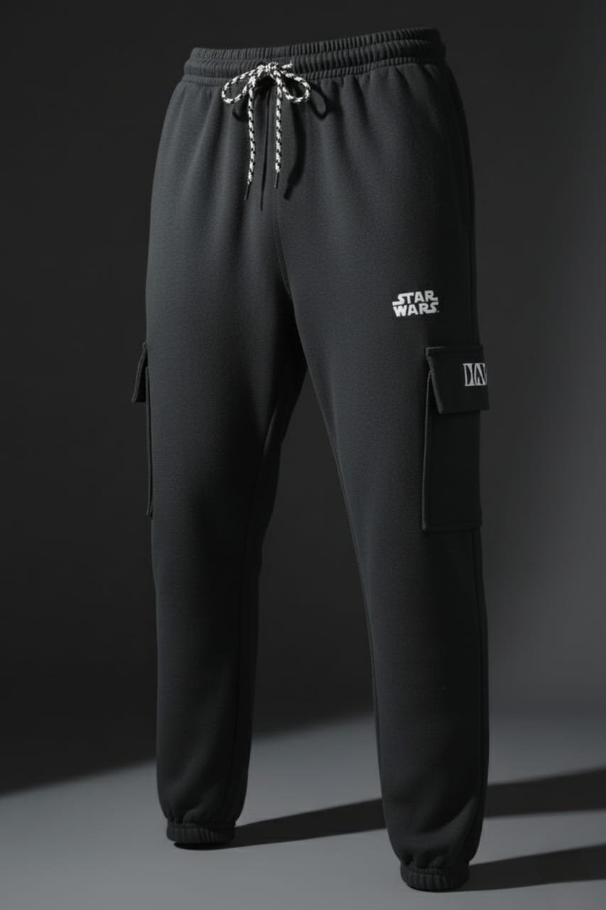 Star Wars Lycra Cargo Joggers Grey