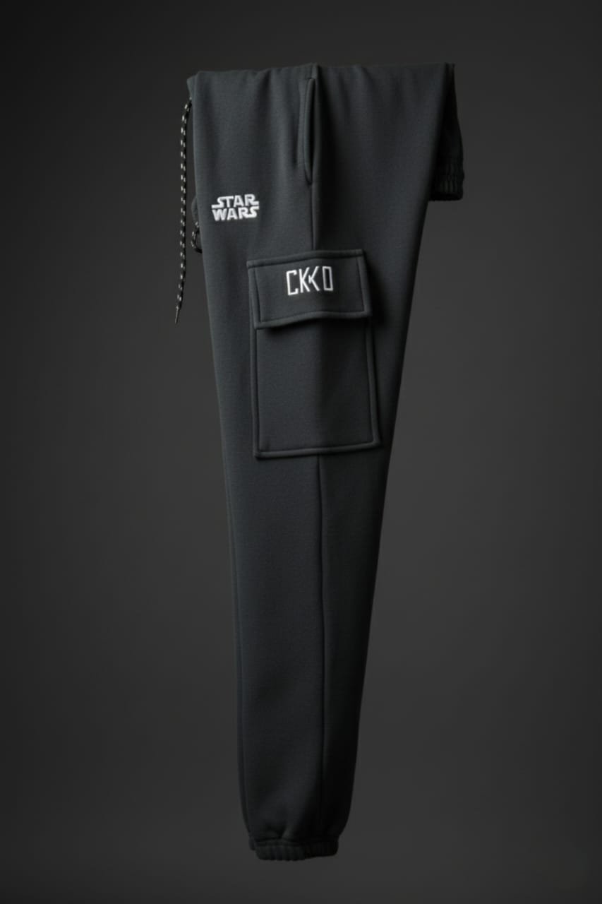 Star Wars Lycra Cargo Joggers Grey - Image 3