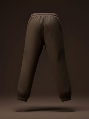 Lycra Cargo Jogger Pants Dark Brown – Stretchable Premium Streetwear for Men