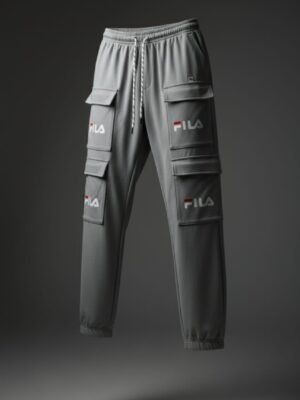 Lycra Cargo Jogger Pants Grey – Stretchable Premium Streetwear for Men