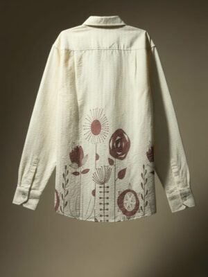 Popcorn Floral Artistic Designer Shirt