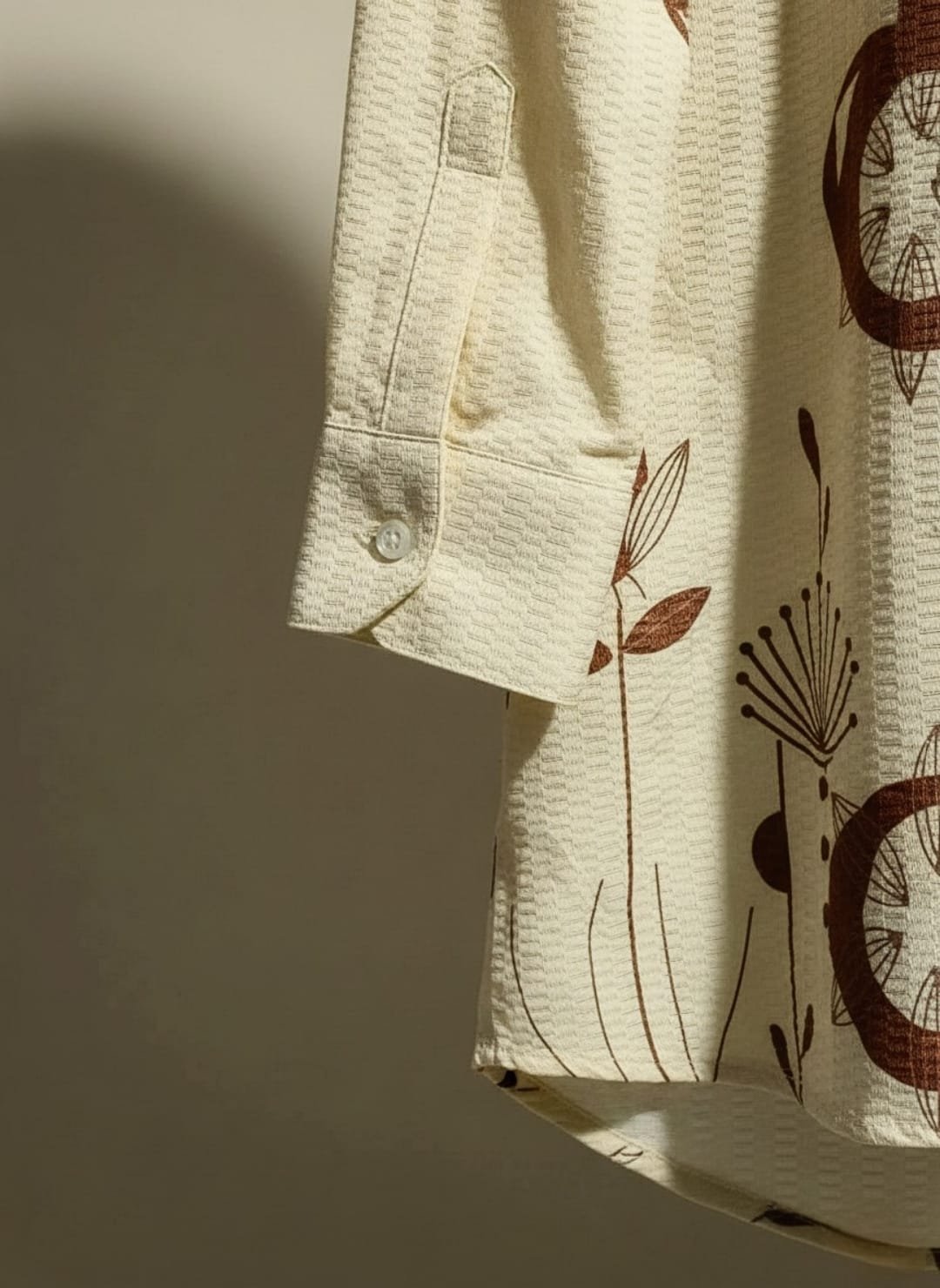 Popcorn Floral Artistic Designer Shirt - Image 2