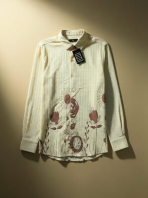 Popcorn Floral Artistic Designer Shirt