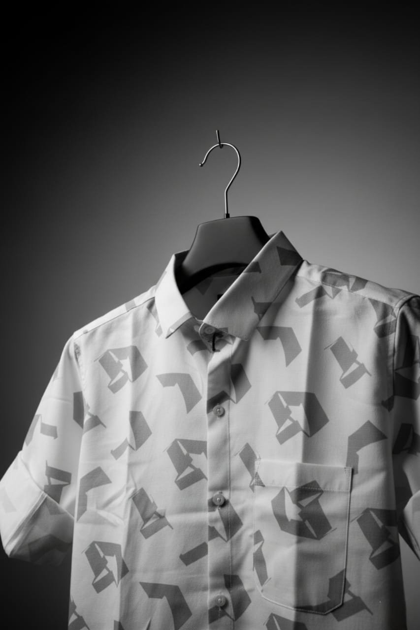 Poly Cotton Half Sleeve Shirt - Image 3