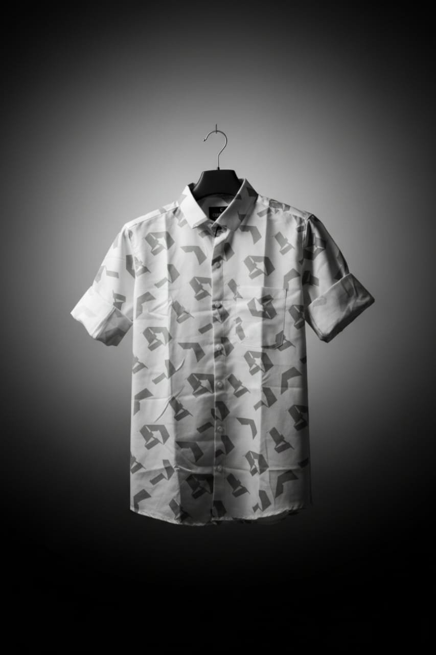 Poly Cotton Half Sleeve Shirt - Image 5