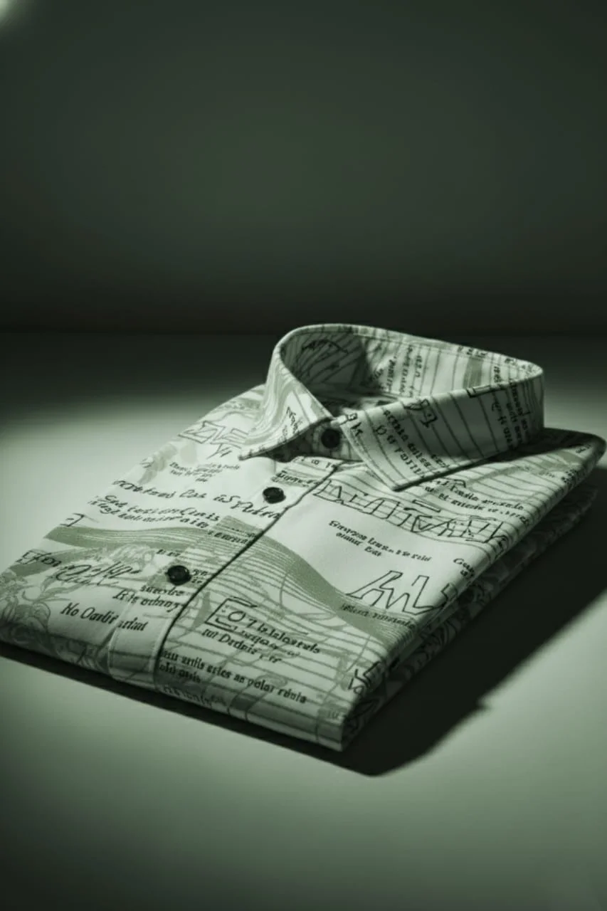 Typography Floral Printed Designer Shirt