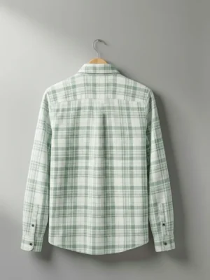 Light Green Checked Shirt
