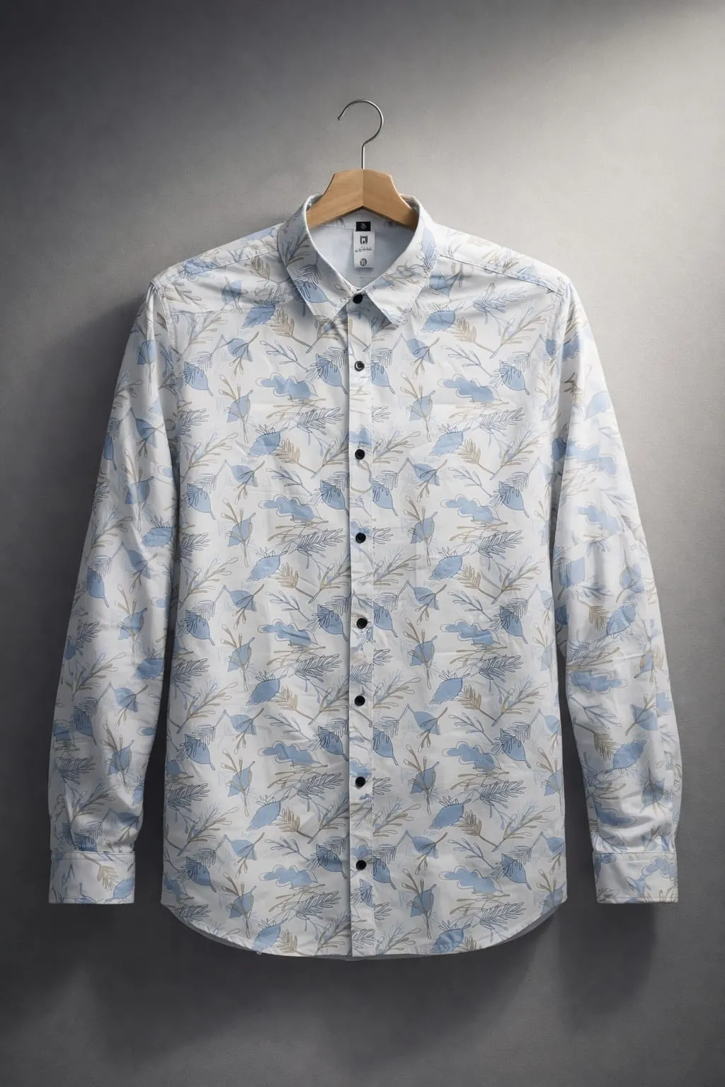Floral Print Poly Cotton Casual Shirt