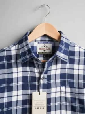 Checkered Poly Cotton Casual Shirt