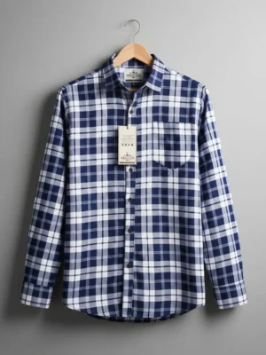Checkered Poly Cotton Casual Shirt