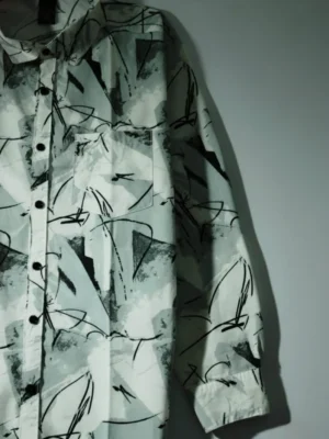 Abstract Printed Shirt | Trendy Designer Style