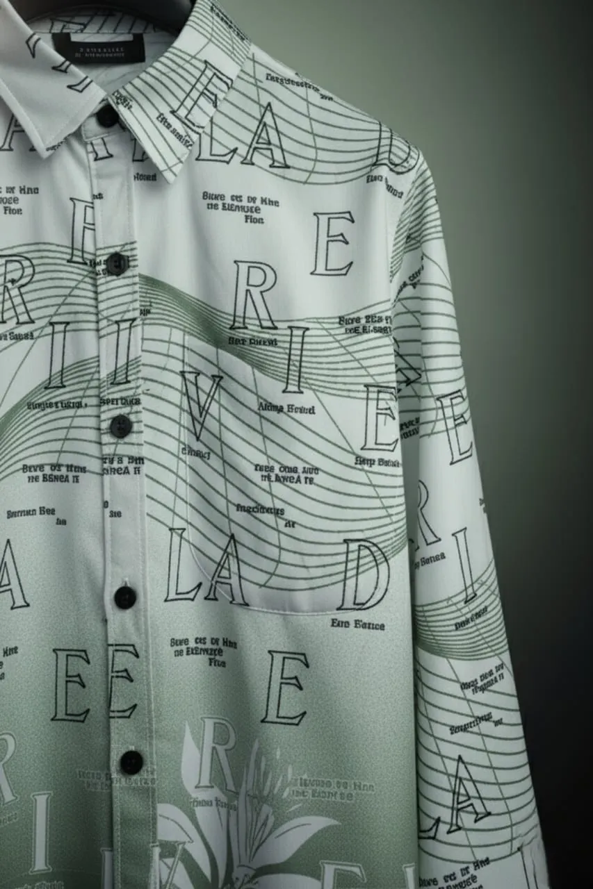 Floral Printed Designer Shirt - Image 3