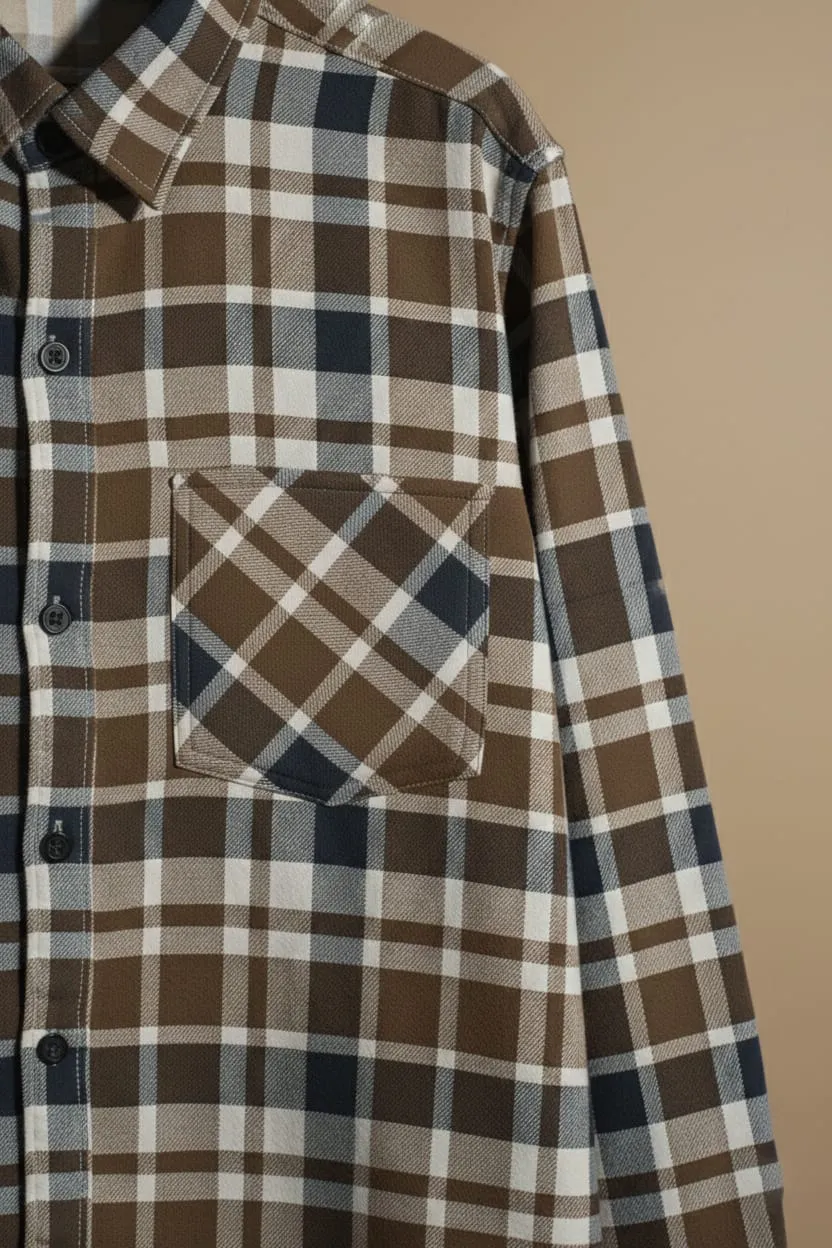 Classic Casual Checked Shirt - Image 4