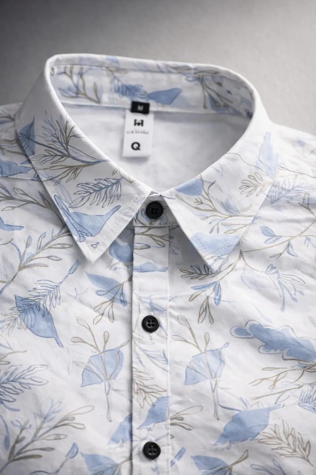 Floral Print Poly Cotton Casual Shirt - Image 2